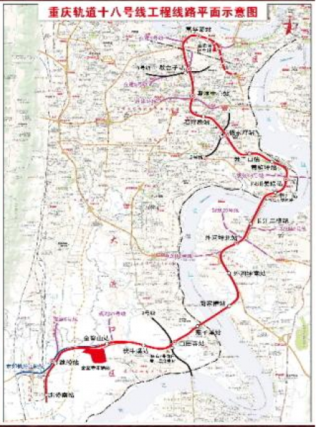 轨道18号线施工采用新技术 跳磴站未来将实现三线换乘